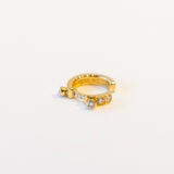 Eternity Tuxedo Diamond Ear Cuff