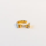Eternity Tuxedo Diamond Ear Cuff