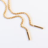 22" Latch Chain with Diamonds
