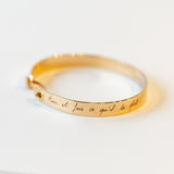 Me Time Mood 6mm Engraved Diamond Bangle
