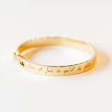 Me Time Mood 6mm Engraved Diamond Bangle