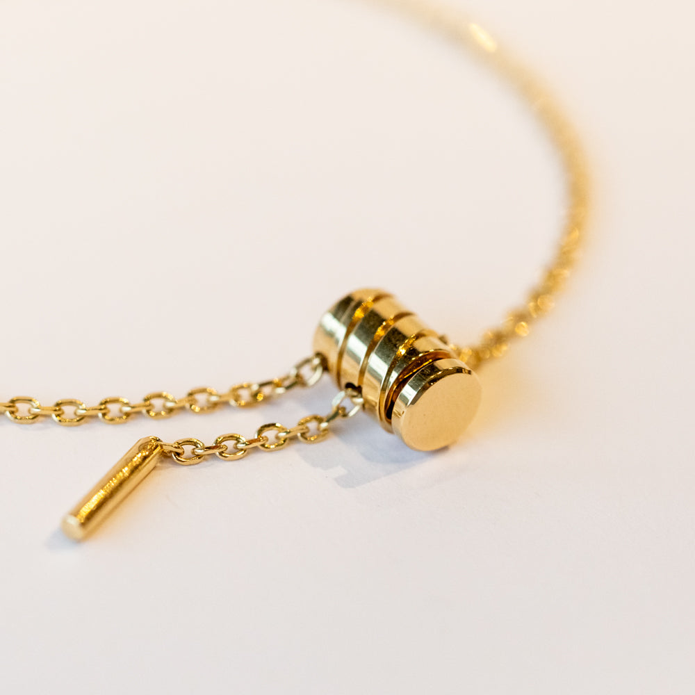 Mini Latch Chain Bracelet