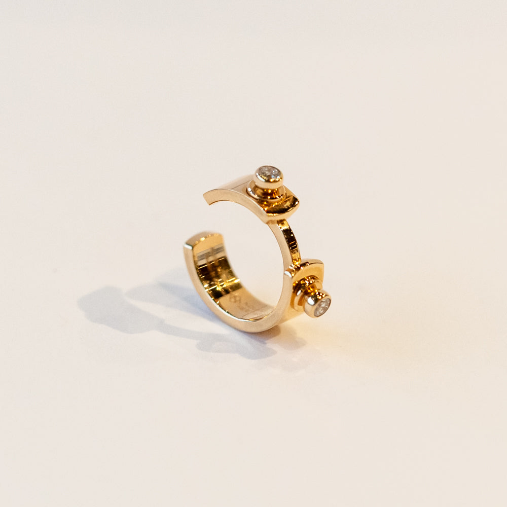 Monday Morning Diamond Ear Cuff