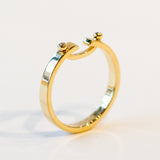 Monday Morning 2.9mm Mood Ring with Diamonds