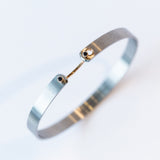 Paris From the Sky Mood 6mm Black Diamond Bangle