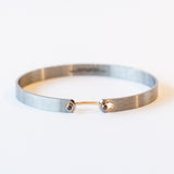 Paris From the Sky Mood 6mm Black Diamond Bangle