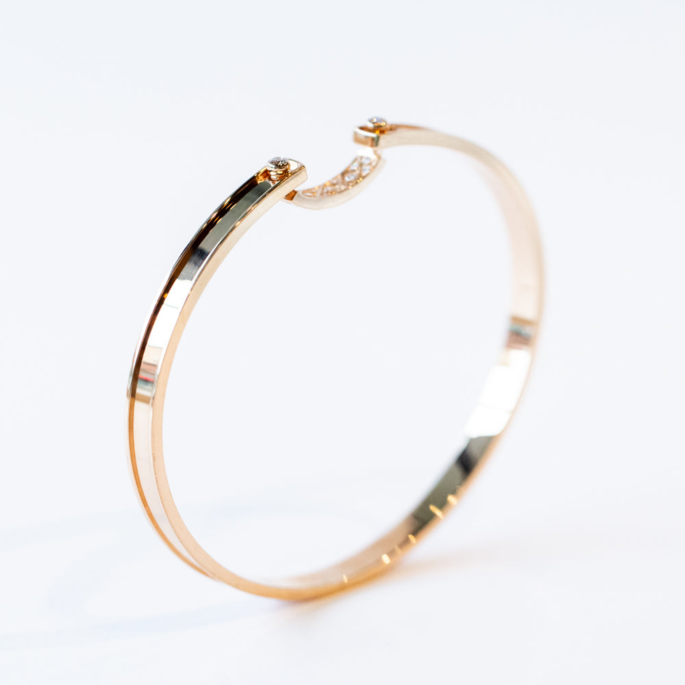 Parisian Stroll 4mm Diamond Bangle