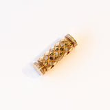 Half-Pavé Diamond Latch Pendant