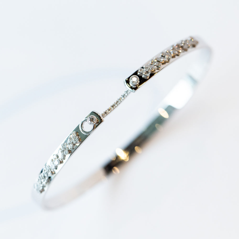 Under the Stars Mood 4mm Diamond Bangle