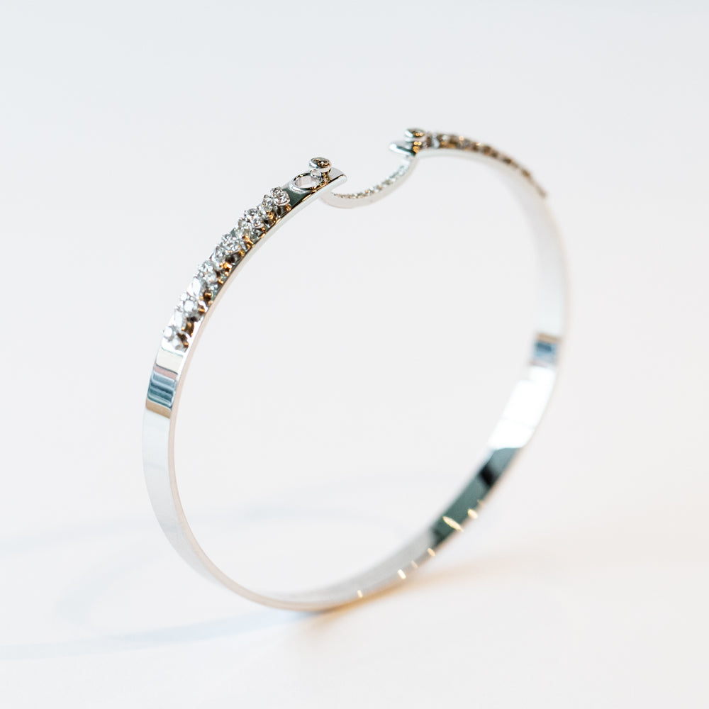 Under the Stars Mood 4mm Diamond Bangle