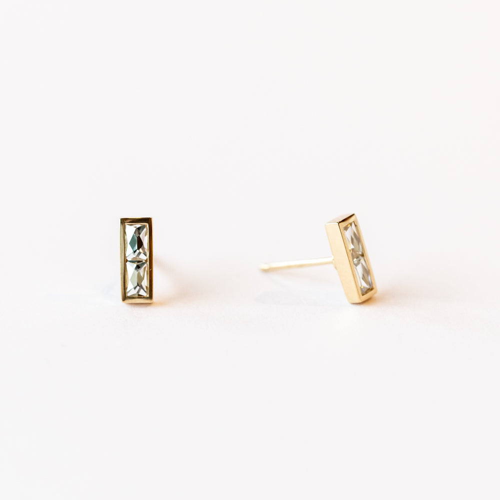 Monet Diamond Stud Earrings