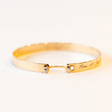 Me Time Mood 6mm Engraved Diamond Bangle