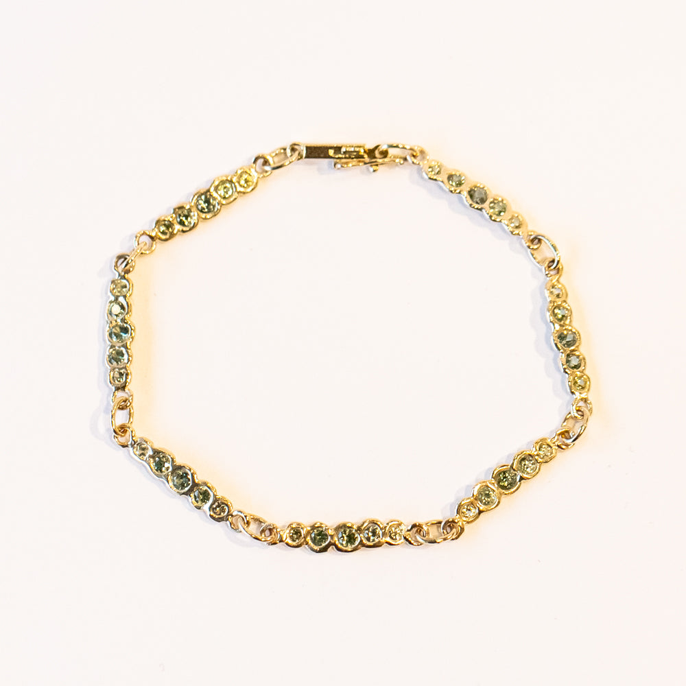 Seafoam Green Sapphire Bracelet