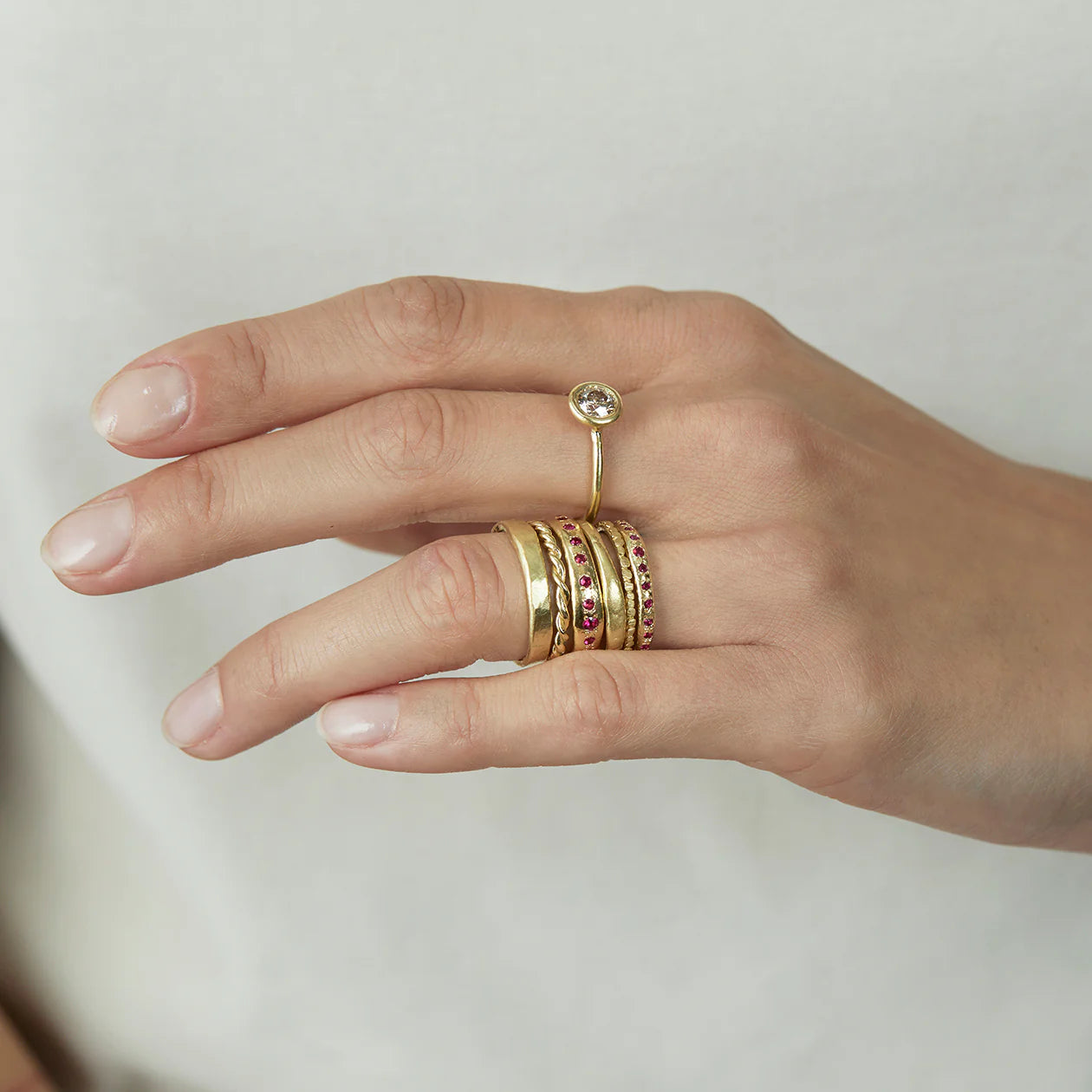 5mm Brown Diamond Kindred Ring