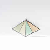 Diamond Stained Glass Suncatcher, Seagrass