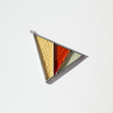 Rays Triangle Stained Glass Suncatcher, Field