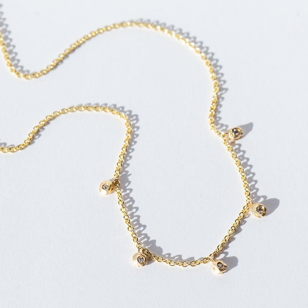 Five Dot Diamond Necklace