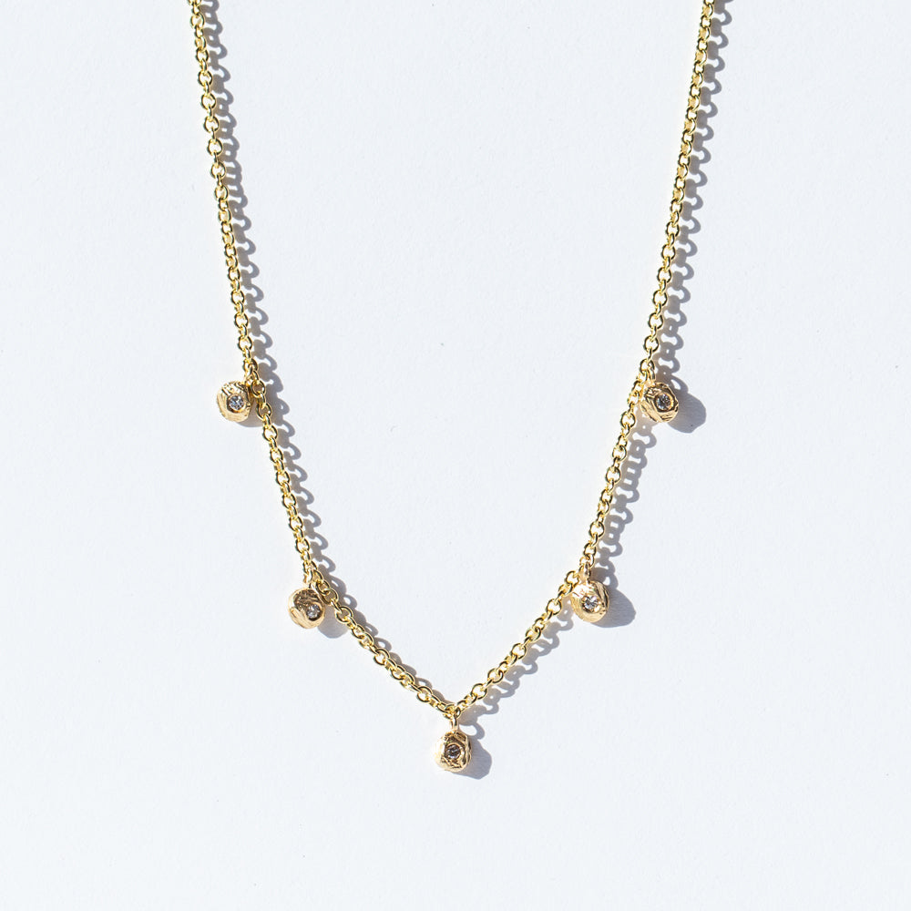 Five Dot Diamond Necklace