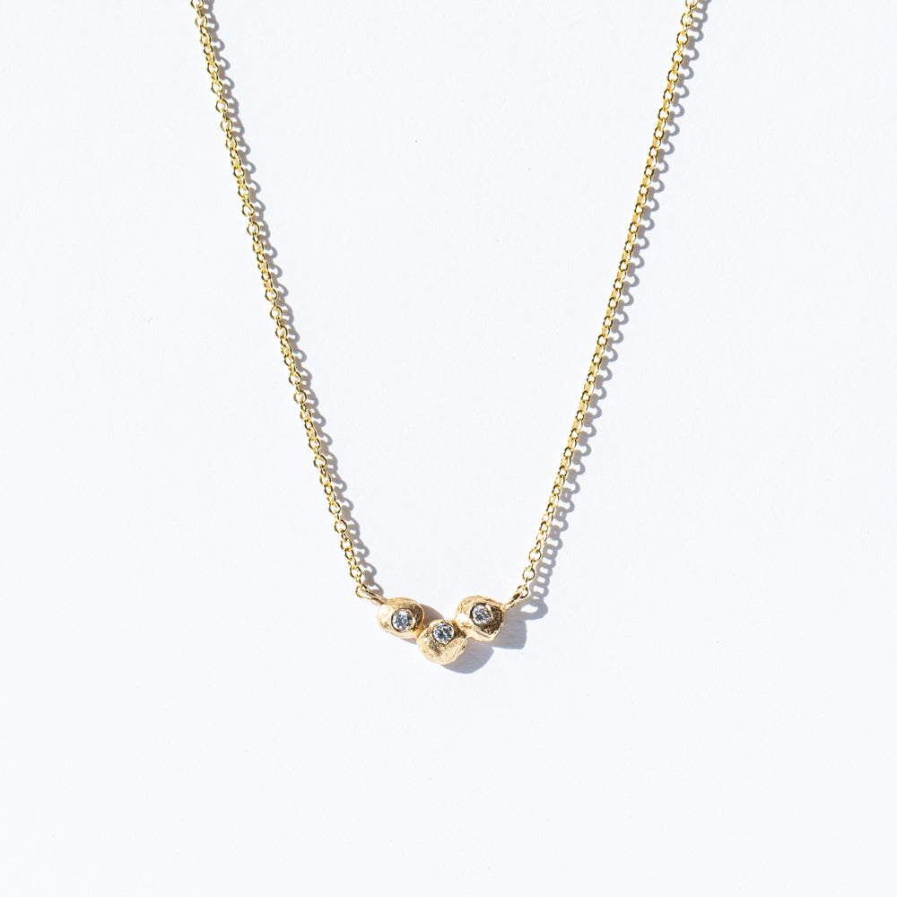 Triple Dot Diamond Necklace