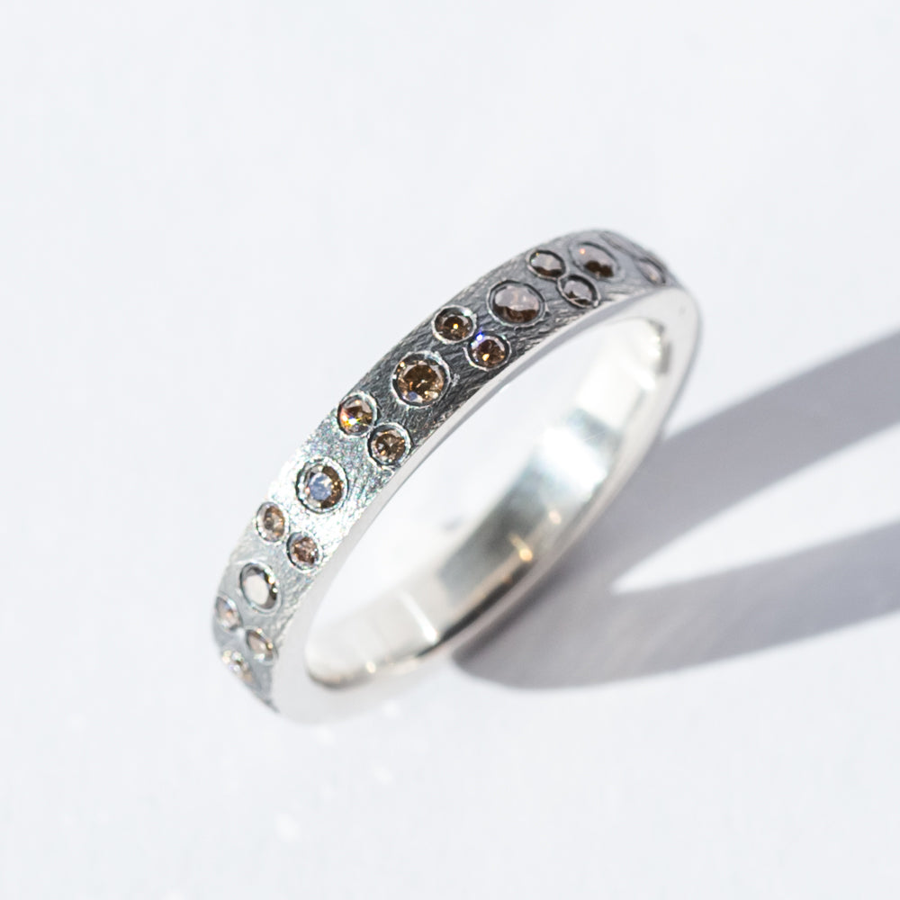 Stella Champagne Diamond Eternity Ring