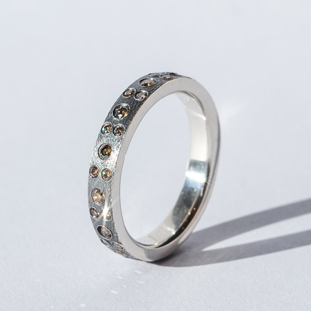 Stella Champagne Diamond Eternity Ring