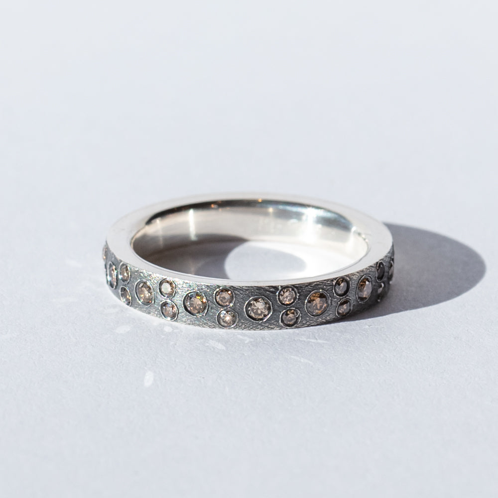 Stella Champagne Diamond Eternity Ring