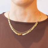 Sarah McGuire | Gold Double Chain Kelp Necklace
