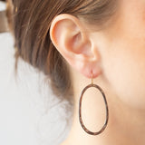 Sarah McGuire | Large Two-Tone Diamond Pebble Earrings