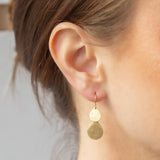 Sarah McGuire | Parchment Teardrop Waterfall Earrings