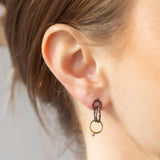 Sarah McGuire | Petite Wrought Link Stud Earrings