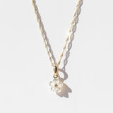 Diamond Blossom Mother of Pearl Charm