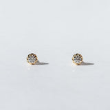 Diamond Twine Stud Earrings