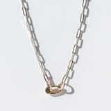 Medium Paperclip Charm Chain Necklace