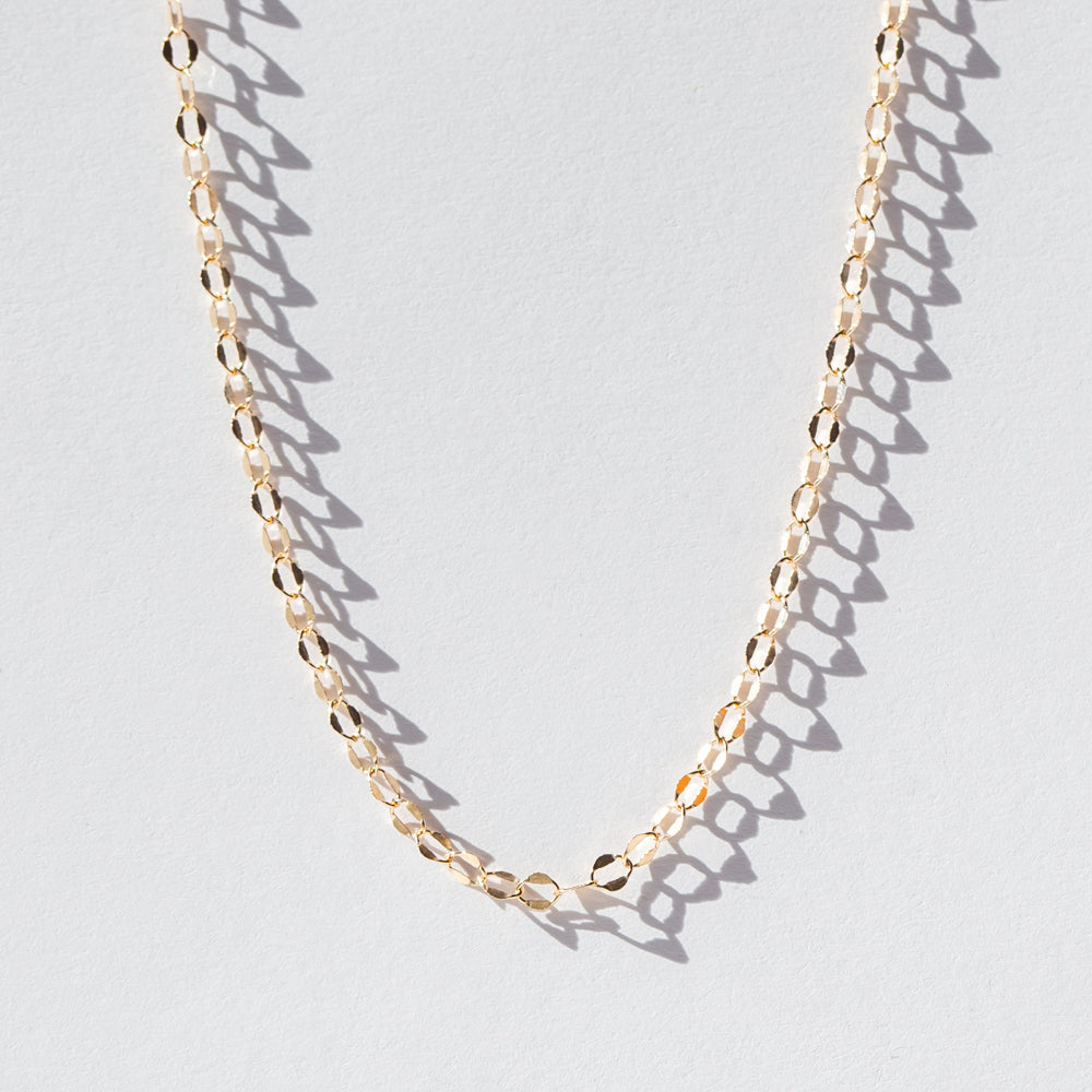 2.6mm Dapped Oval Cable Chain