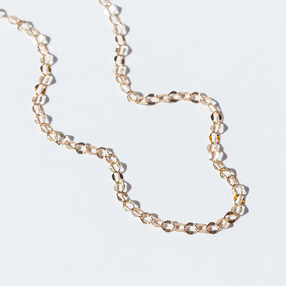 2.6mm Dapped Oval Cable Chain