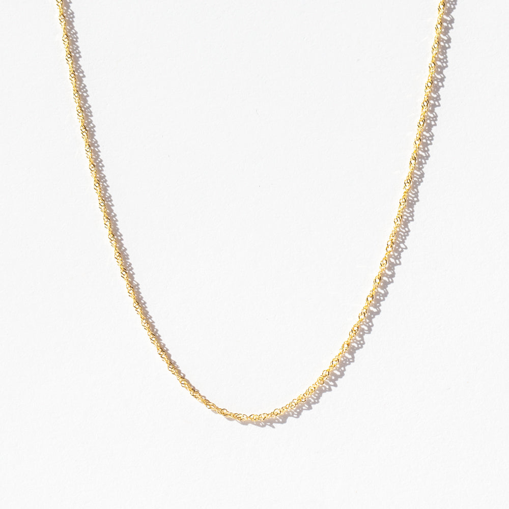 1mm Singapore Diamond Cut Chain