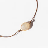 Oval Linen Sapphire Cord Bracelet