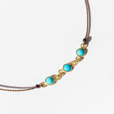 Triple Turquoise Cord Bracelet