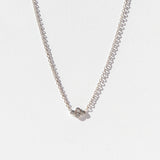 Zoe Chicco | Tiny Diamond Bezel Quad Necklace