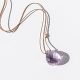 Teardrop Amethyst Necklace