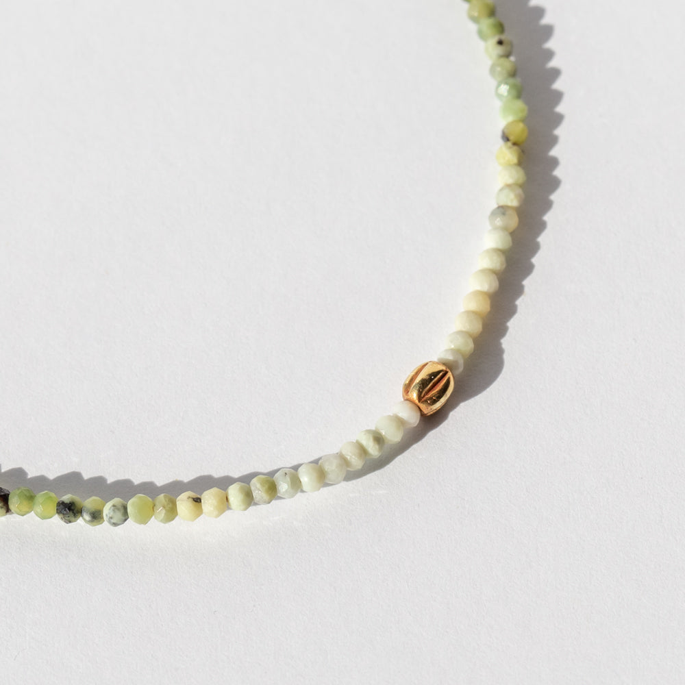 Green Opal Beaded Bracelet