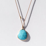 Large Asymmetrical Turquoise Necklace