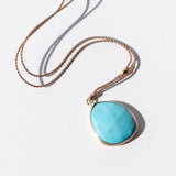 Large Asymmetrical Turquoise Necklace