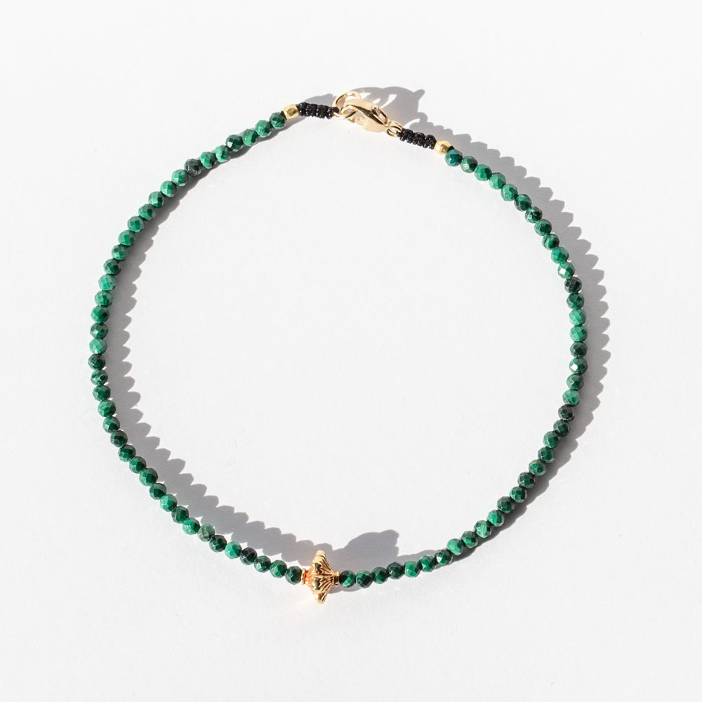 Malachite Beaded Bracelet