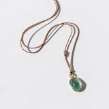 Oval Emerald Necklace