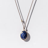Oval Lapis Necklace