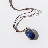 Oval Lapis Necklace