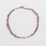 Pink Multi Gemstone Beaded Bracelet