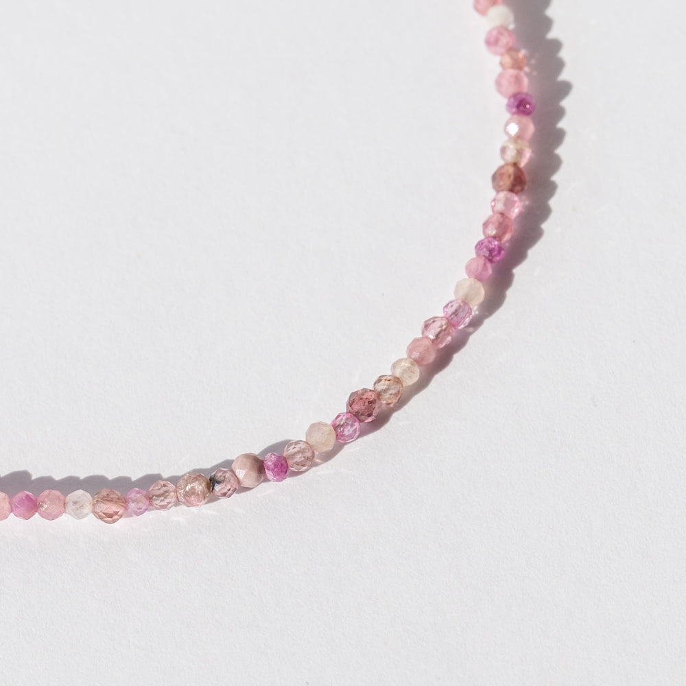 Pink Multi Gemstone Beaded Bracelet