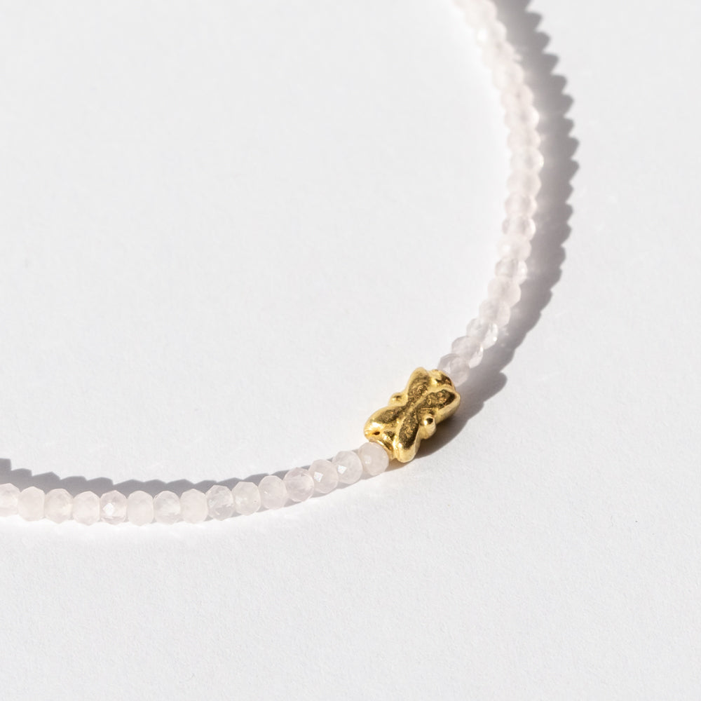 Rose Quartz Beaded Bracelet